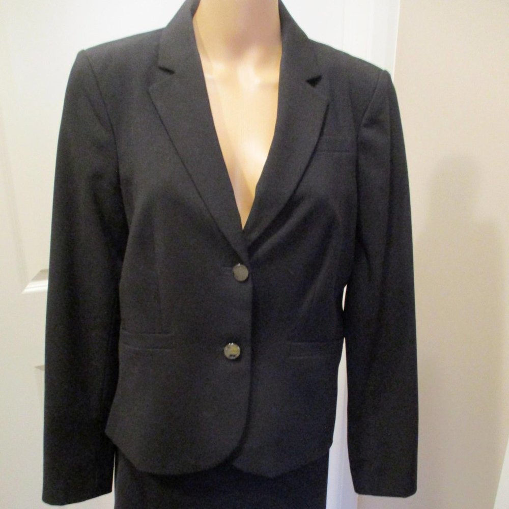 Calvin Klein sz 10 Black Skirt Suit
